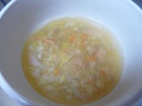 朝の野菜スープ